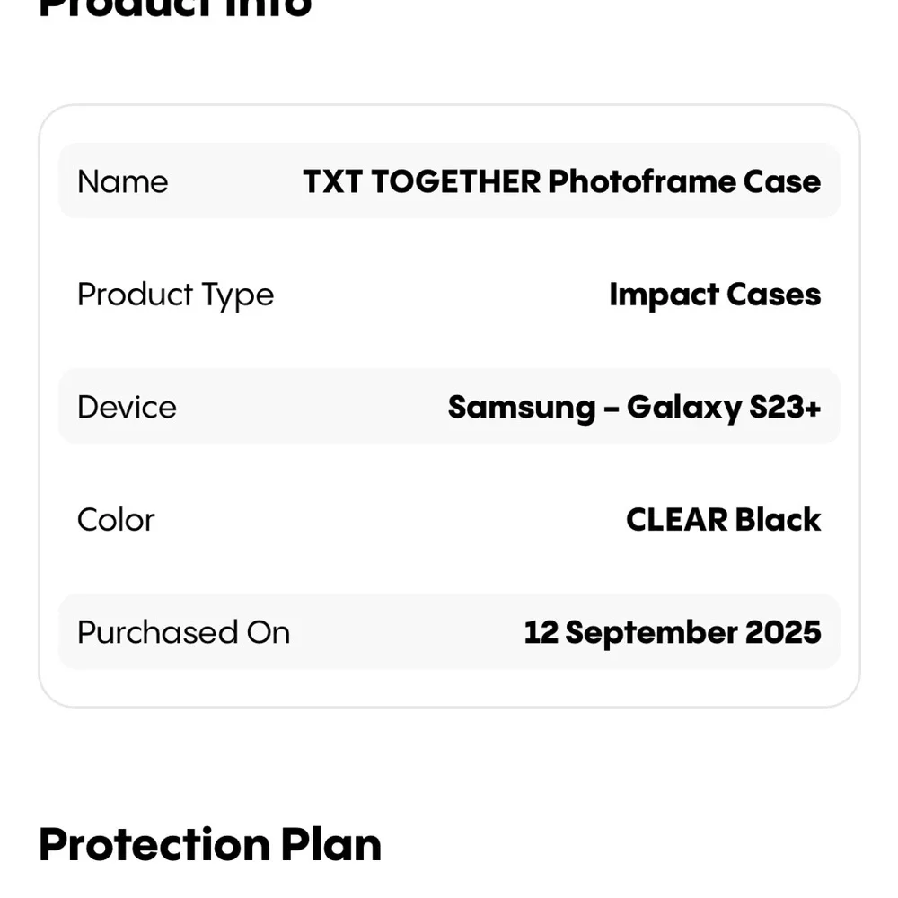 NWT Casetify Samsung Galaxy S23+ TXT TOGETHER PhotoFrame Case CC
